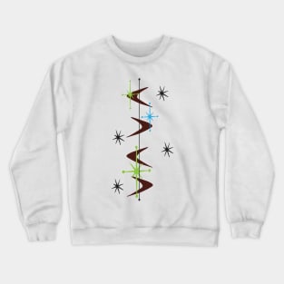 Atomic Age Boomerang Art Crewneck Sweatshirt